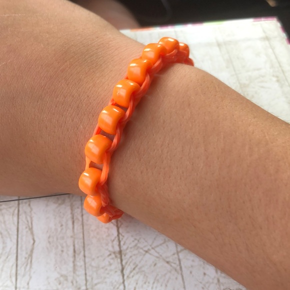 Cancer awareness loom band bracelet bundle💕🧡 - Picture 2 of 3